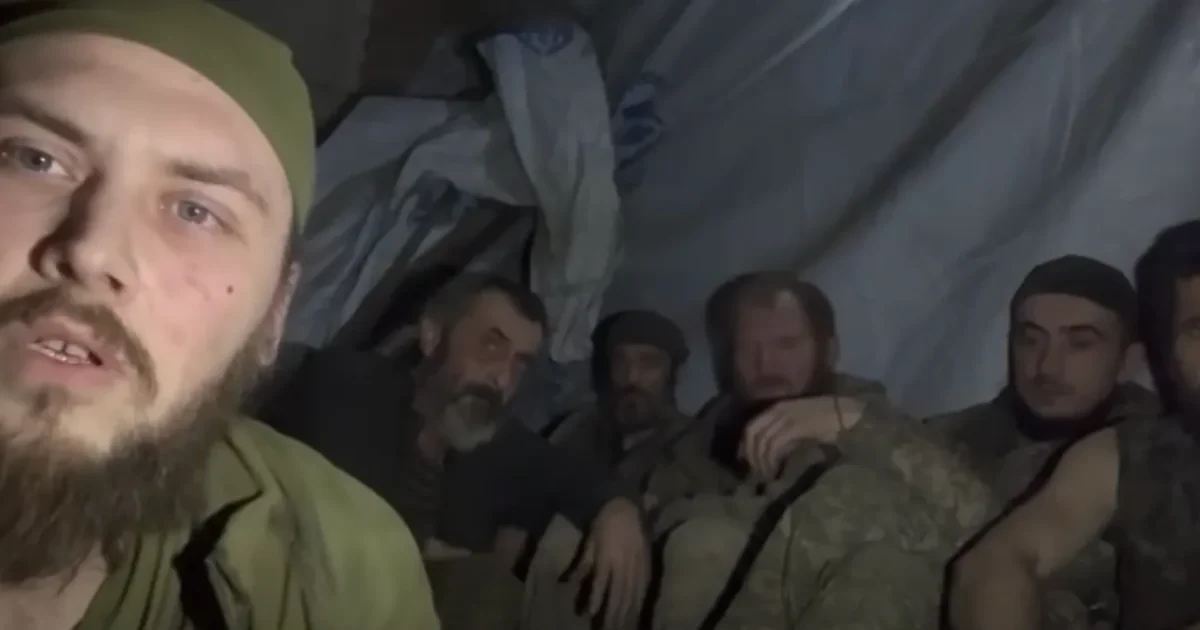 Скриншот відеозвернення бійців 121 бригади ТрО зі скаргами на постачання та відсутність ротації