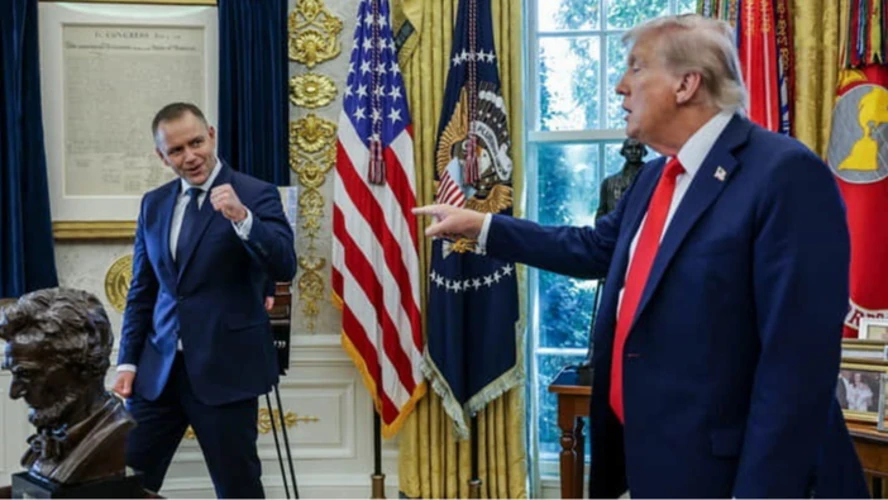 Президент Польщі Кароль Навроцький під час виступу на полях Генасамблеї ООН у Нью-Йорку.