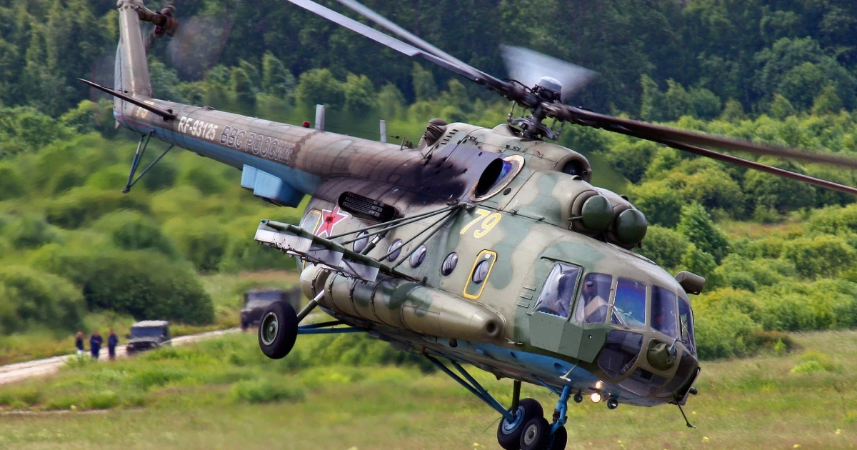 Російський вертоліт Мі-8 у польському повітряному просторі
