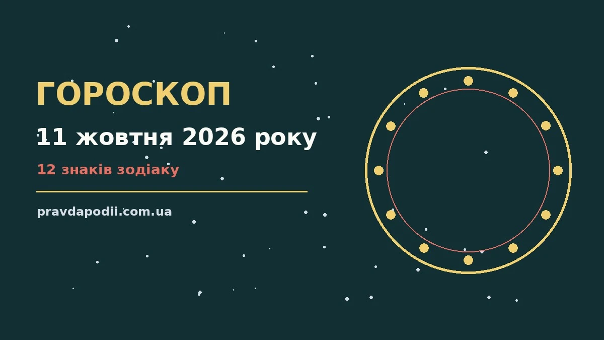 Гороскоп на 11 жовтня 2026 року: ключові моменти дня для нових справ і розмов